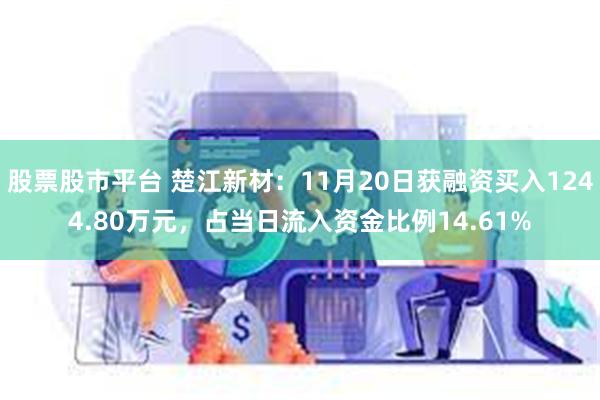 股票股市平台 楚江新材：11月20日获融资买入1244.80万元，占当日流入资金比例14.61%