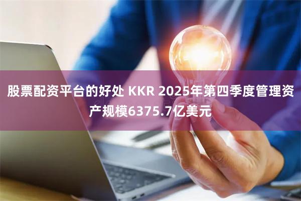 股票配资平台的好处 KKR 2025年第四季度管理资产规模6375.7亿美元