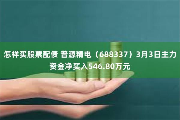 怎样买股票配债 普源精电（688337）3月3日主力资金净买入546.80万元