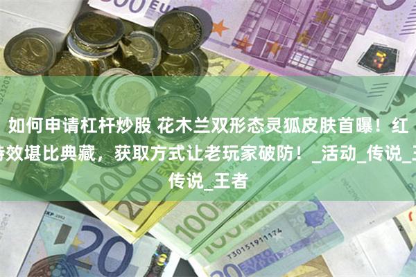 如何申请杠杆炒股 花木兰双形态灵狐皮肤首曝！红紫特效堪比典藏，获取方式让老玩家破防！_活动_传说_王者