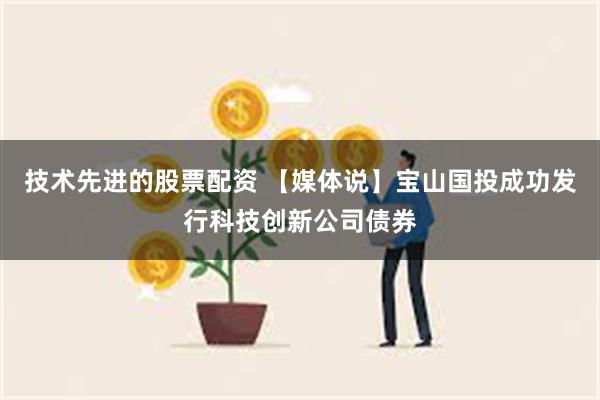 技术先进的股票配资 【媒体说】宝山国投成功发行科技创新公司债券